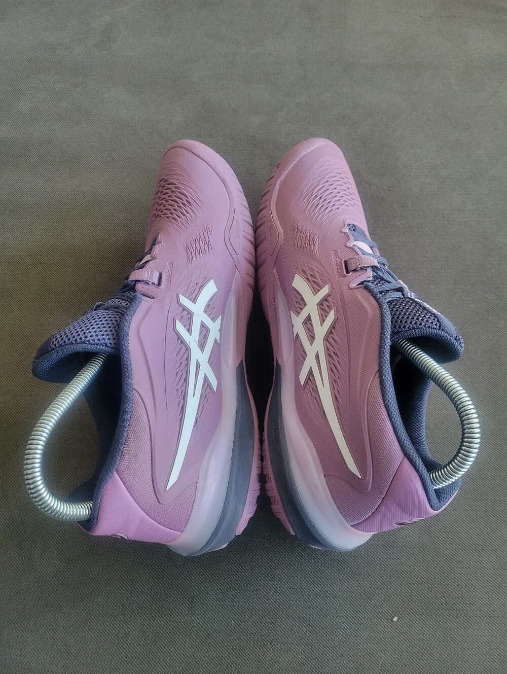 Asics Women's Gel-Resolution X Lilac Tennis Shoes Size 9.5 - Picture 5 of 8
